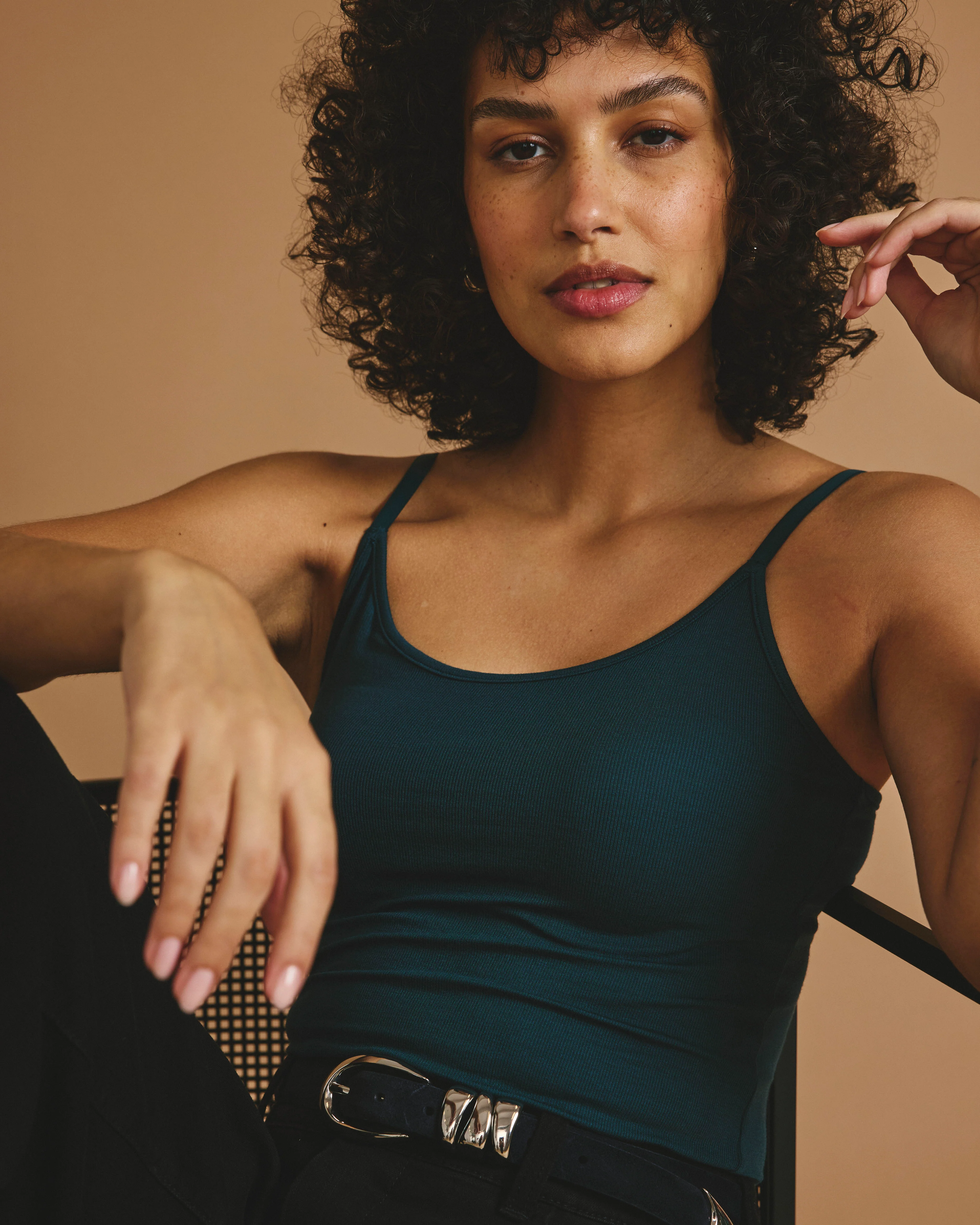 Cloud Rib Camisole - Deep Sea