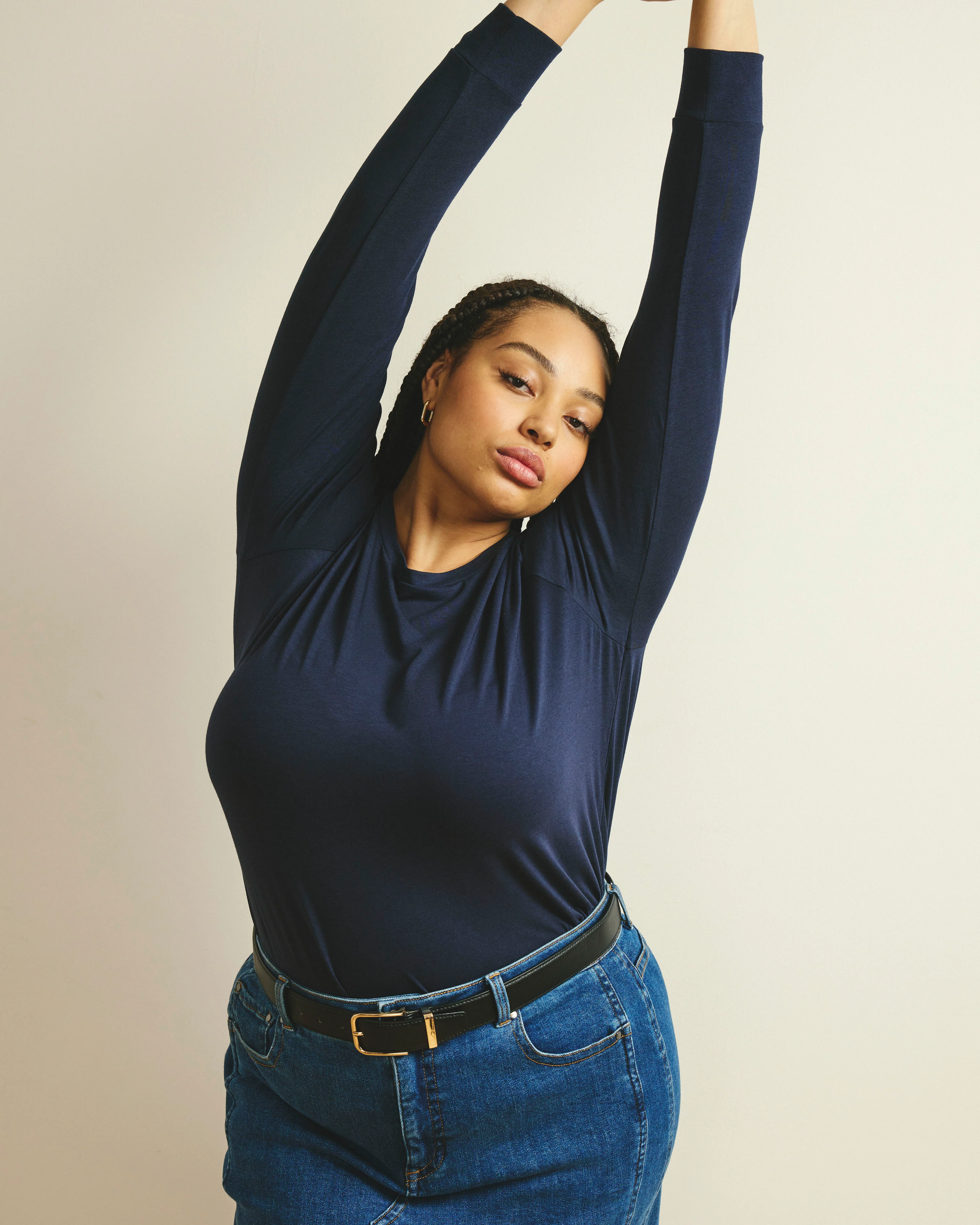 Long Sleeve Tee Rex - Midnight