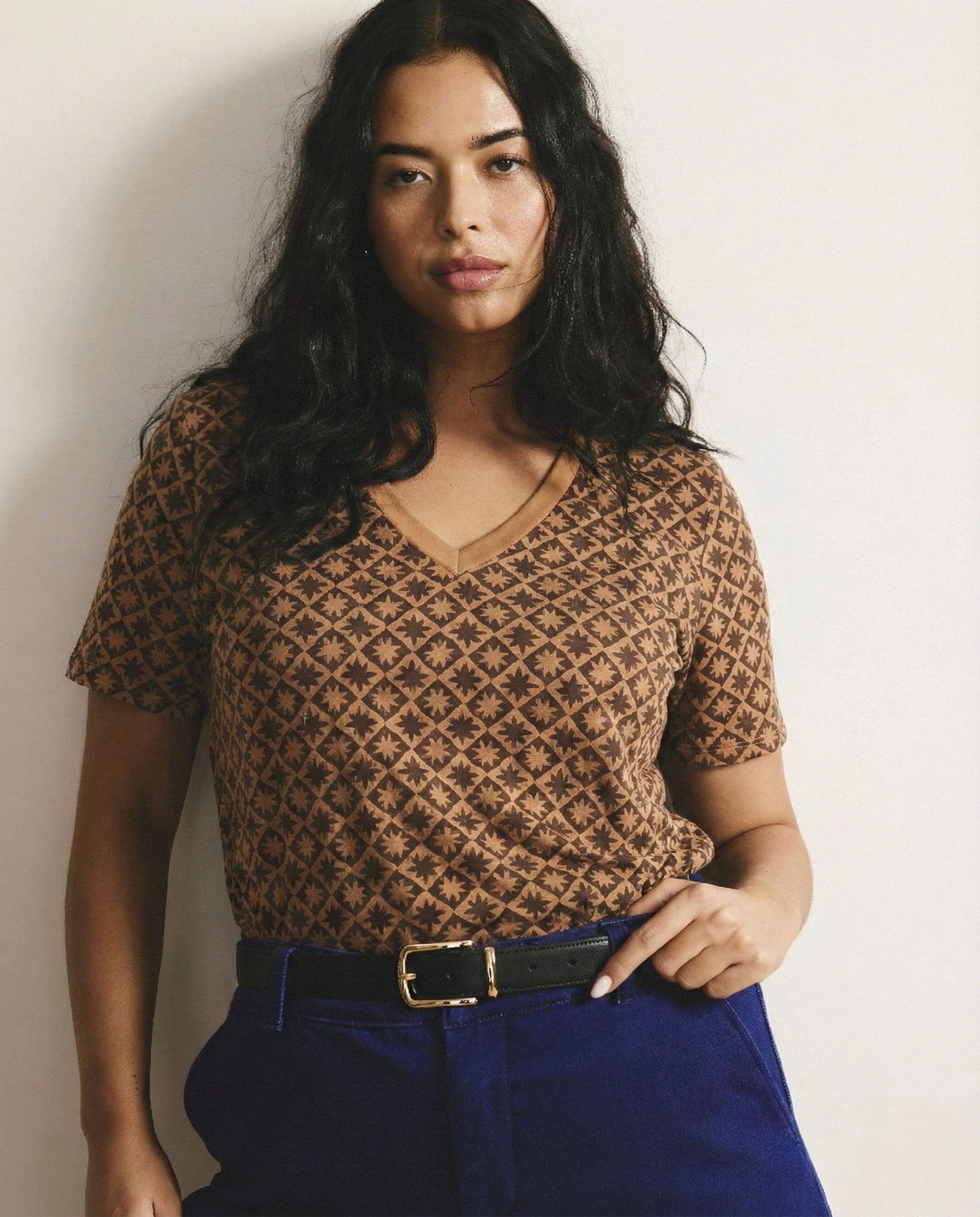V Rex - Brown Hacienda Print